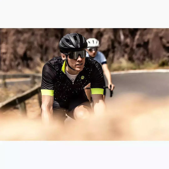 Rogelli Ventro Polarisierte Sonnenbrille Schwarz Rauch Platin Revo
