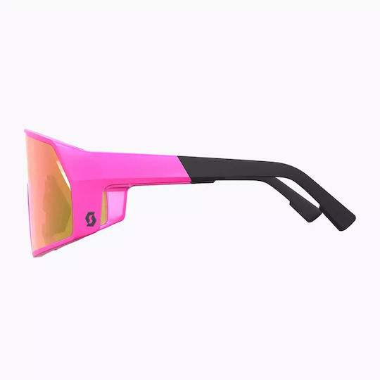 Scott Pro Shield Sunglasses Acid Pink Pink Chrome