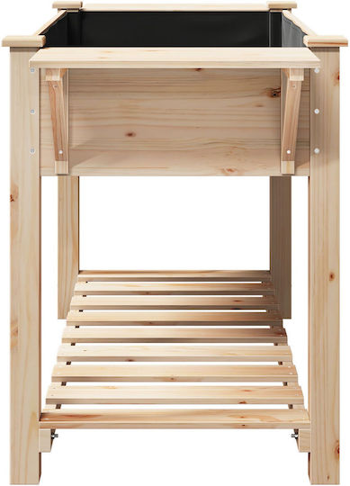 vidaXL Градина Саксия Дърво 155x59x76см.