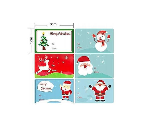 Christmas Self-Adhesive Stickers Bags Envelopes 300 Pieces