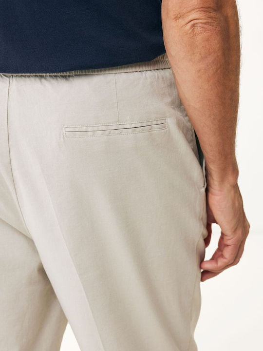 Men's Trousers Chinos Elastic Light Grey Melange