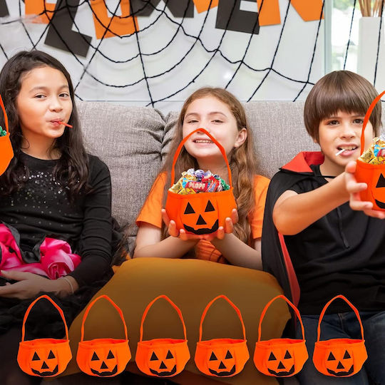 Yisscen Karneval Zubehör Orange für Halloween 6Stück