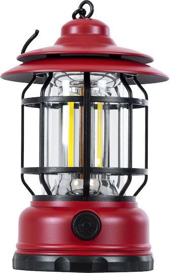 GloboStar Φανάρι Led Επαναφορτιζόμενο για Camping με Φακό 500lm 5W
