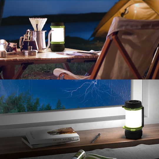 GloboStar Led Rechargeable Lantern for Camping with Flashlight 80lm 10W White