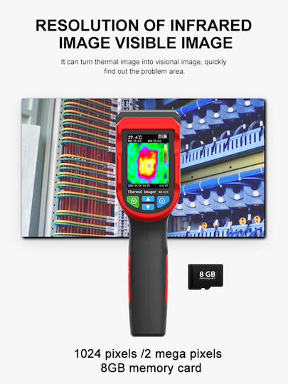 GloboStar Handheld Thermal Camera with Screen 2.4" -10°C-400°C 79989