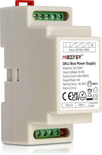 GloboStar DIN Rail Power Supply 16V/4W