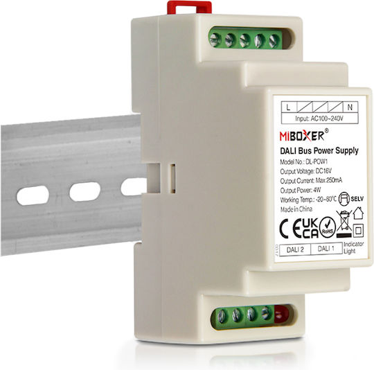 GloboStar DIN Rail Power Supply 16V/4W