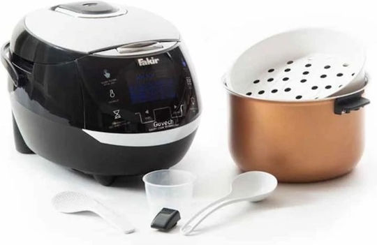 Fakir Multifunktionskocher 1000W mit Kapazität 5Es Schwarzer