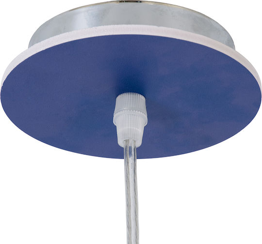 GloboStar Raumschiff-UFO Einfaches Licht Kinderdeckenleuchte Deckenleuchte mit Fassung E27 Gelb 58x24cm