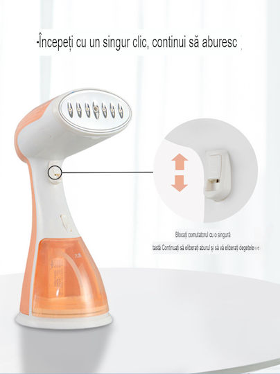 Arvada LC 201 Aparat de călcat cu abur pentru haine de Mână 1500W cu rezervor 300ml Alb