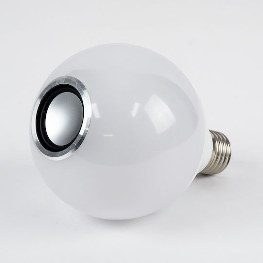 GloboStar Smart Lampe Home Happylighting App Mehrfarbig LED 12W für Fassung E27 und Form G95 RGBW 780lm