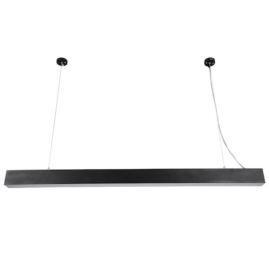 GloboStar Orion -P Commercial Linear LED Ceiling Light 72W Warm White IP20 Dimmable L120xD5.5xH7cm