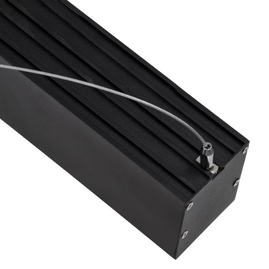 GloboStar Orion -P Commercial Linear LED Ceiling Light 72W Warm White IP20 Dimmable L120xD5.5xH7cm