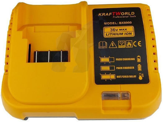 Kraft World Pruning Shears Battery 36V 2x8Ah/8Ah with Maximum Cutting Diameter 30mm in Carrying Case