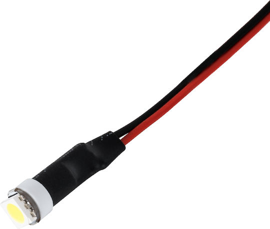 GloboStar LED 12V 0.15W Ψυχρό Λευκό Υψηλής Ισχύος SMD LED Φ0.7 x Υ2.3cm - Dimmable 1τμχ 81482