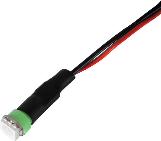 GloboStar LED 12V 0.15W Πράσινο SMD-LED 81486 Υψηλής Ισχύος SMD LED - Φ0.7 x Υ2.3cm - Dimmable 1τμχ 81486
