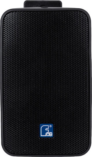 GloboStar FDB ES104WT Παθητικά Επιτοίχια Ηχεία 40W (Ζεύγος) Μαύρα