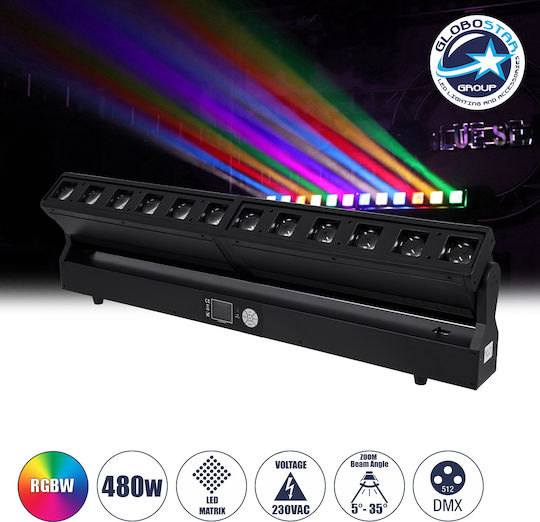 GloboStar Φωτορυθμικό Beam LED DMX Sphinx RGBW