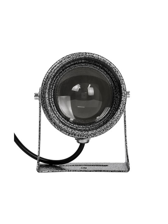 GloboStar Φωτιστικό Προβολάκι LED Εξωτερικού Χώρου 16W IP65 Ασημί