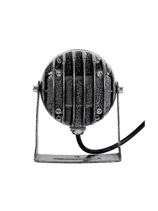 GloboStar Φωτιστικό Προβολάκι LED Εξωτερικού Χώρου 16W IP65 Ασημί
