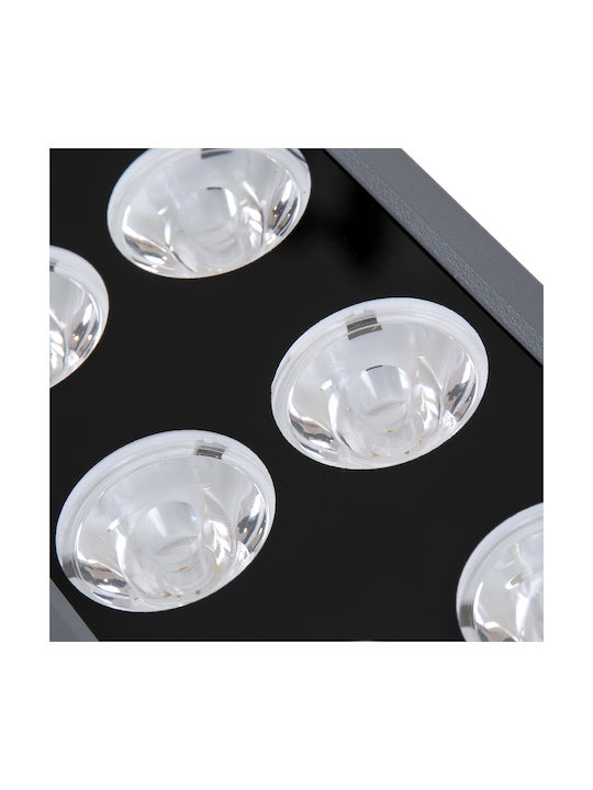 GloboStar Flood-Dany Outdoor Floor Lamp LED Wall Washer 24W with Natural White Light IP65 Gray