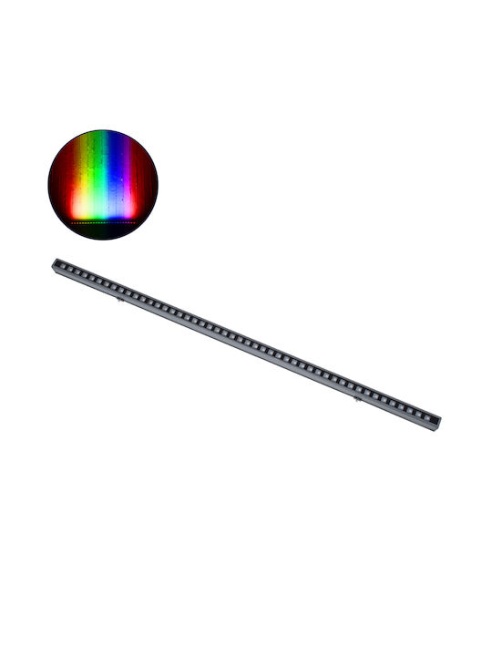 GloboStar Digi-Bar Außenstehlampe LED Wall Washer 12W RGB IP65 Grau