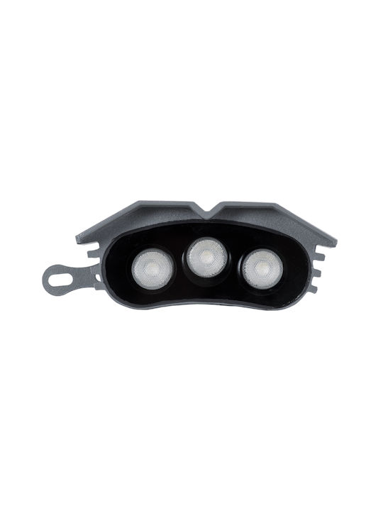 GloboStar Treelightzina Външна Стояща Лампа LED Стенна Пералня 3W RGBW IP65 Сива