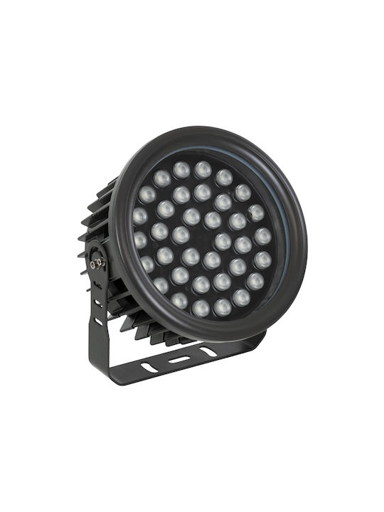 GloboStar Flood-Nigma Εξωτερικό Φωτιστικό LED Wall Washer 72W RGB IP65 Μαύρο