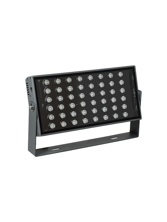 GloboStar Zana Outdoor Floor Lamp LED Wall Washer 100W RGBW IP65 Gray