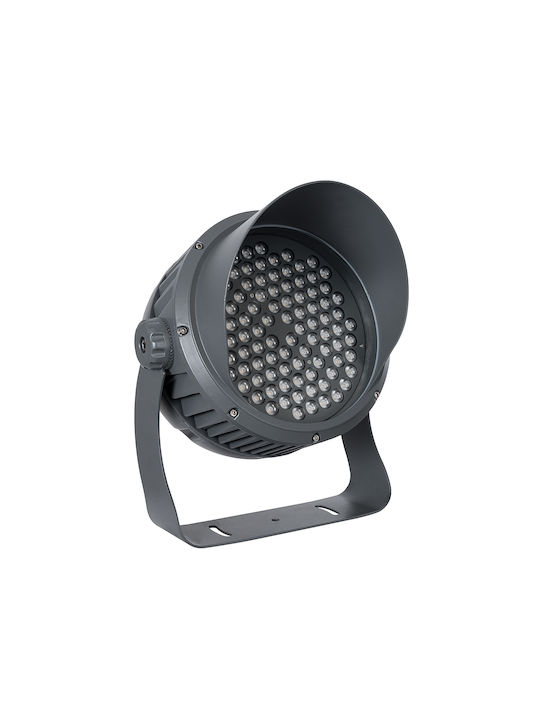 GloboStar Flooddimo Външна Стояща Лампа LED Стенна Пералня 100W с Неутрално Бяло Светлина IP67 Бяла