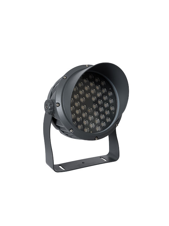 GloboStar Flooddimo Outdoor LED Wall Washer 54W with Natural White Light IP67 White