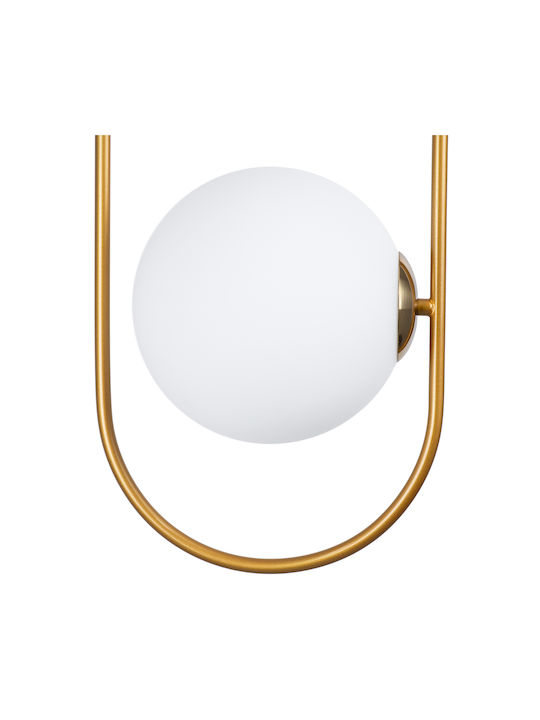 GloboStar Hamburg Pendant Light Gold Ball with Socket E14, E.14 25x20x50cm