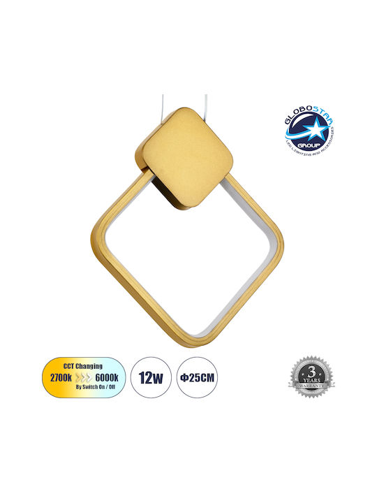 GloboStar Mary Pendant Light Gold 20x28.5cm