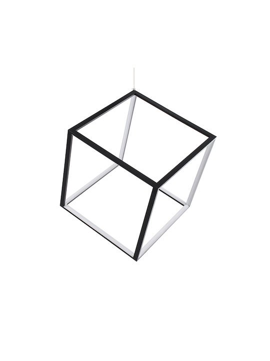 GloboStar Kiboo Lustră Negru 40x40x40cm.
