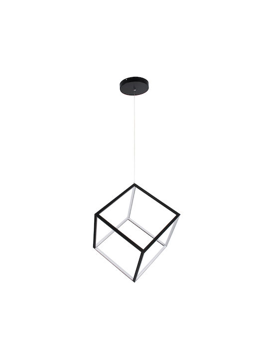 GloboStar Kiboo Lustră Negru 40x40x40cm.