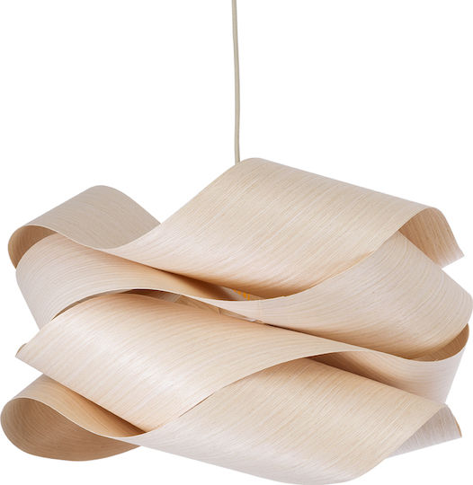 GloboStar Sardigna Ceiling Light Beige Boho Grid with E27 Socket 60x60x30cm