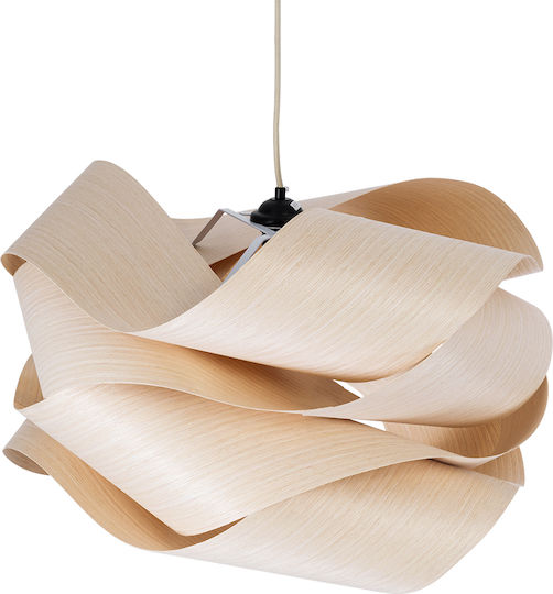 GloboStar Sardigna Ceiling Light Beige Boho Grid with E27 Socket 60x60x30cm