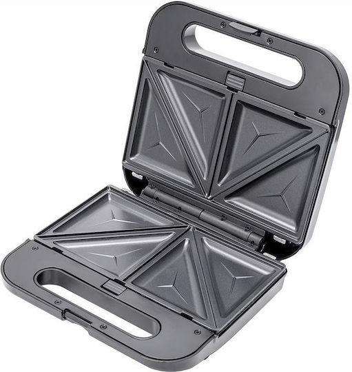 Daewoo Sandwich Maker Grill cu Plăci Detasabile 800W Neagră