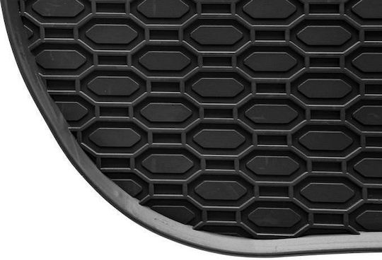 Rubber Mats Geyer & Hosaja Vw Polo 2009-2017 Skoda Fabia 2014+ Seat Ibiza 2008-2017 4 Pieces Black 842/4c