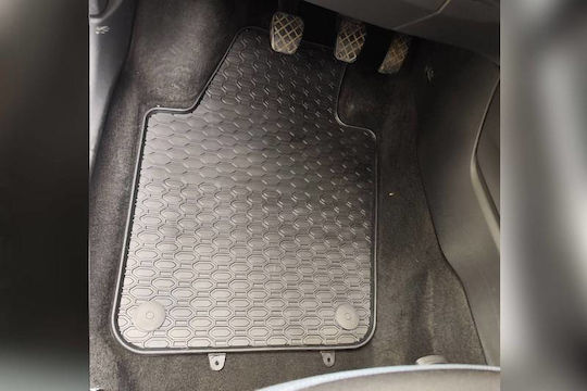 Rubber Mats Geyer & Hosaja Vw Polo 2009-2017 Skoda Fabia 2014+ Seat Ibiza 2008-2017 4 Pieces Black 842/4c