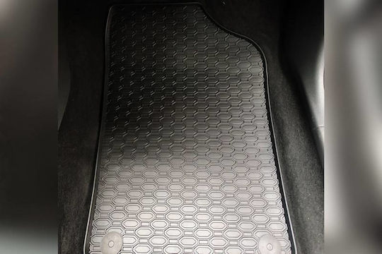 Rubber Mats Geyer & Hosaja Vw Polo 2009-2017 Skoda Fabia 2014+ Seat Ibiza 2008-2017 4 Pieces Black 842/4c