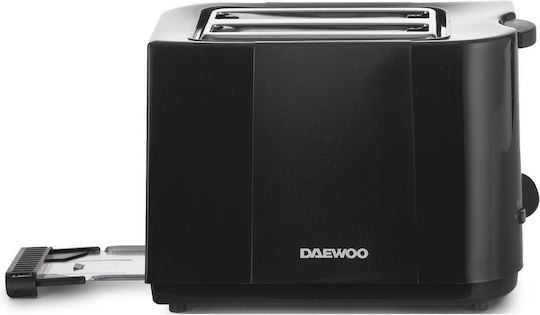 Daewoo Prăjitor de pâine 2 sloturi 750W Negru