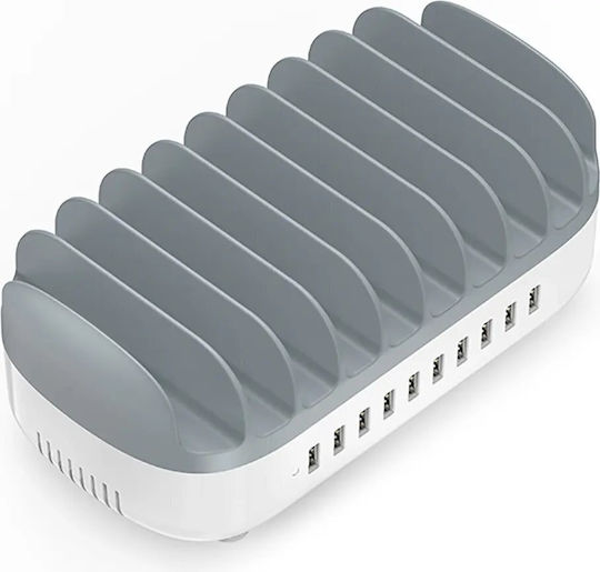 Orico Charging Station 120W Power Delivery In White Colour DUK-10P-WH