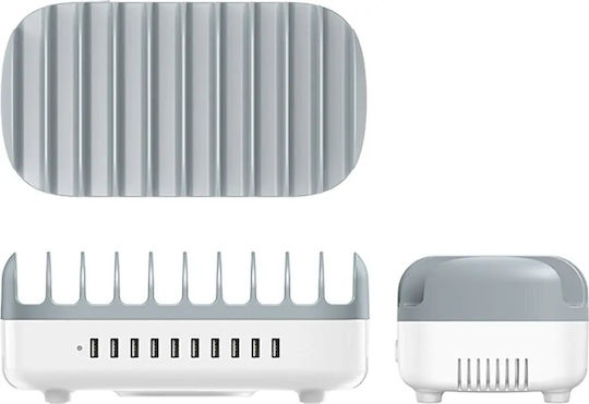 Orico Charging Station 120W Power Delivery In White Colour DUK-10P-WH