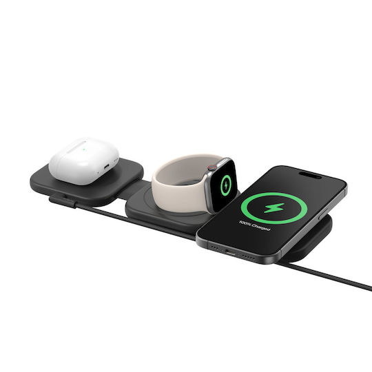 Belkin Magsafe Ladegerät 15W Schwarzs (BoostCharge Pro)
