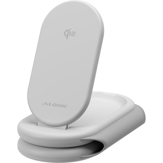 Alogic Kabelloses Ladegerät (Qi Pad) Weißs (PackAway)