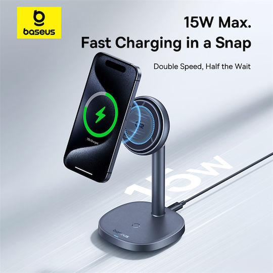 Baseus Φορτιστής Magsafe 20W Γκρι (Orbit 2 Pro)