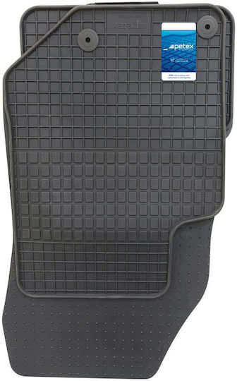 Petex Set of Front and Rear Mats 4pcs for Opel Corsa / Mokka 2021+ Black