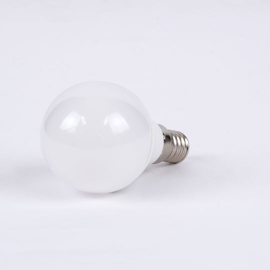 GloboStar LED-Lampe 6W 78mm für Fassung E14 und Form G45 Kühles Weiß 600lm