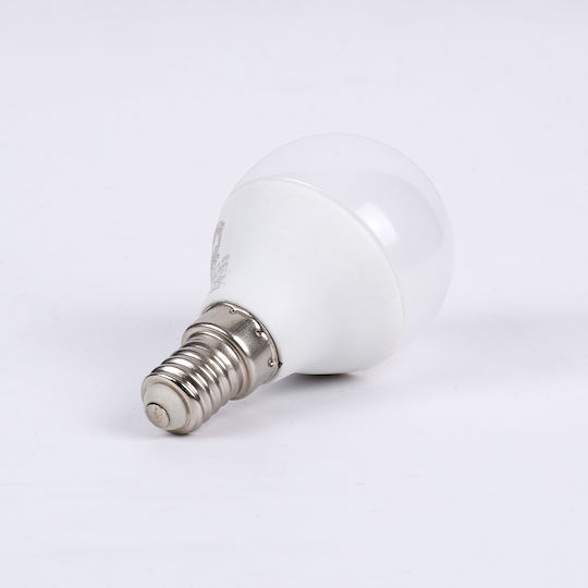 GloboStar LED-Lampe 6W 78mm für Fassung E14 und Form G45 Kühles Weiß 600lm